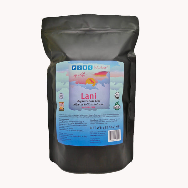 Lani Organic Hibiscus and Citrus Tea Loose Leaf Infusion (1lb Size ...