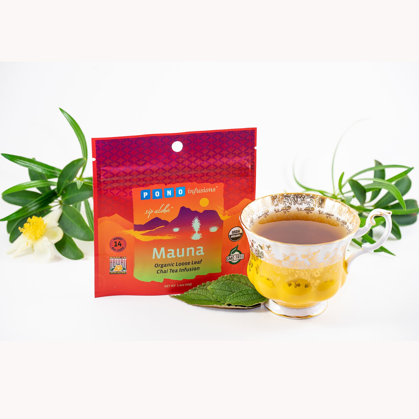 Mauna Organic Chai Tea Loose Leaf Infusion
